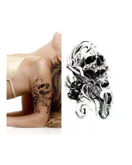 Tatuaż z czaszką mroczny