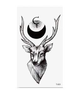 Tatuaż z jeleniem delikatny na nadgarstek