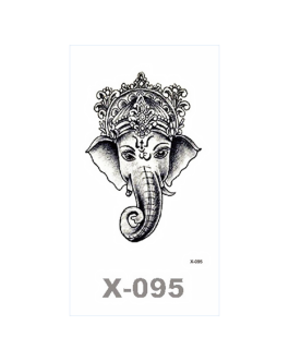 Tatuaż z indyjskim słoniem na nadgarstek