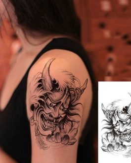 Tatuaż z diabłem mroczny tatuaż