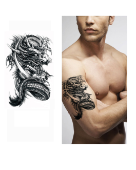 Tatuaż ze smokiem chiński wzór